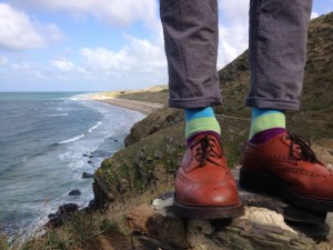 Stout shoes for bouldering, Carteret.