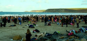 The Sennen Beach Swim 2014.