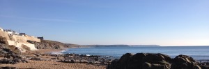 Along the beach towards Loe Bar.