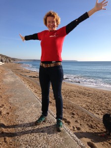 The Cornish Way's very own Minty. Porthleven Beach.