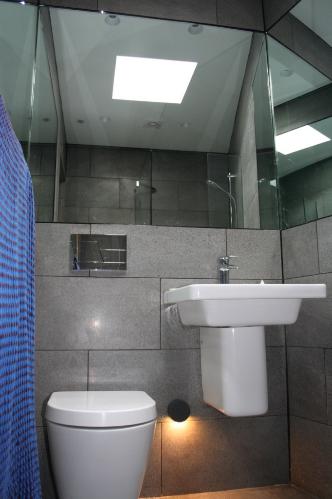 Hall of mirrors, just because the shower room is small doesn't mean it shouldn't be a luxurious experience.