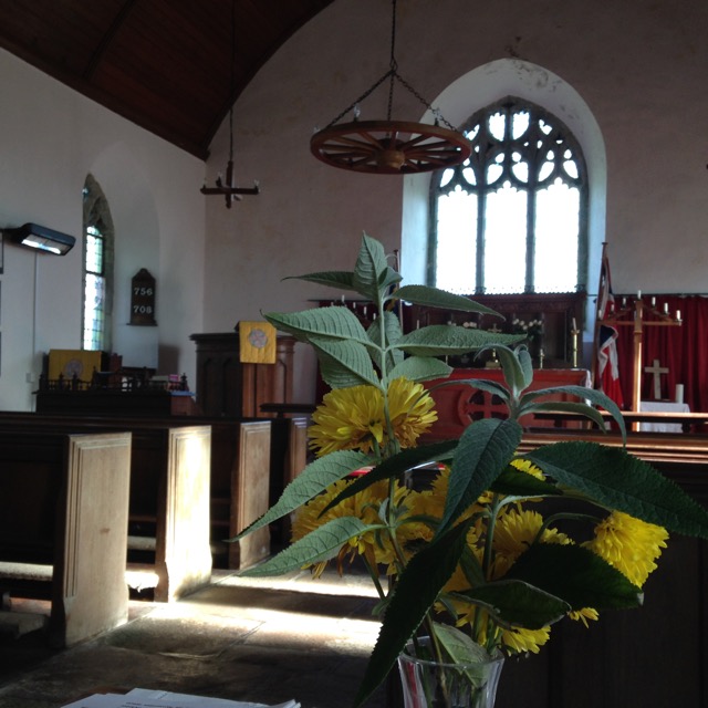 Inside Morvah Church