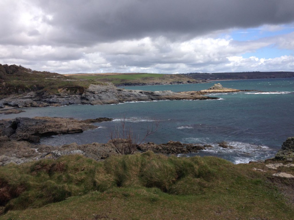 Across Piskie's to Prussia Cove.