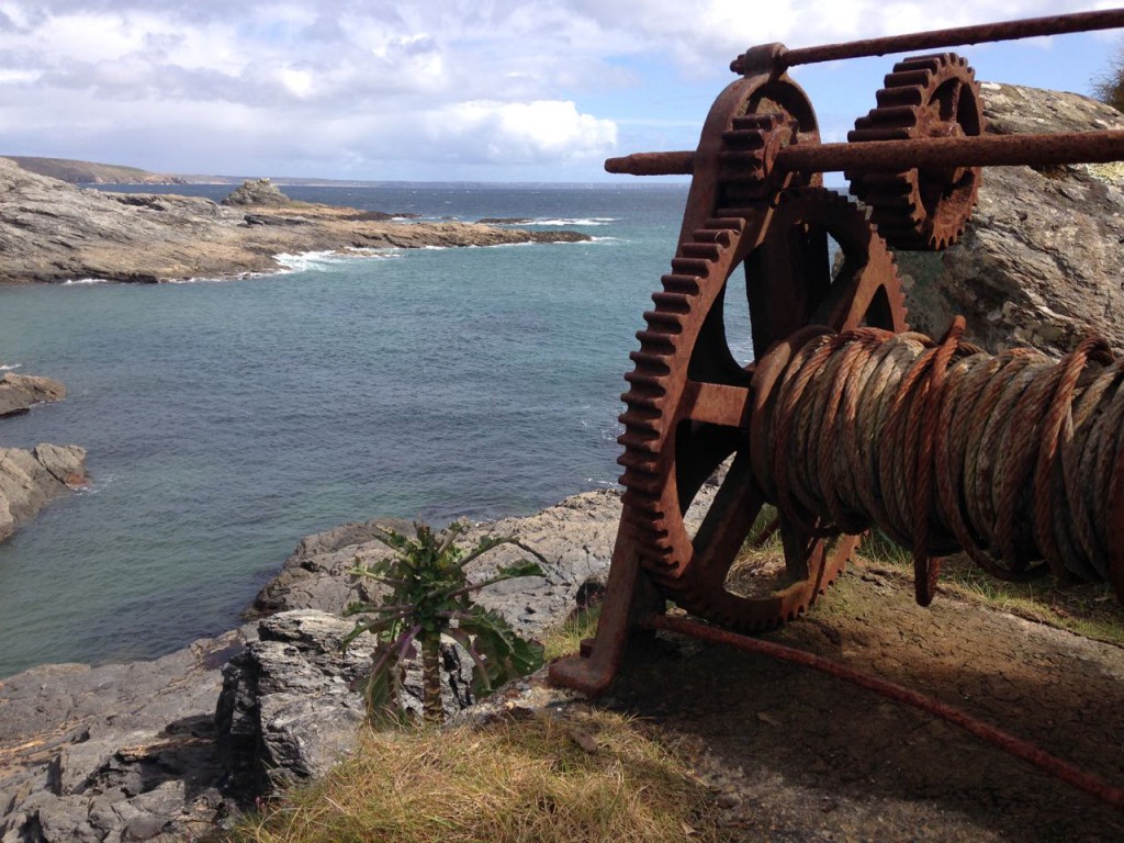 Winch above Piskie's Cove.