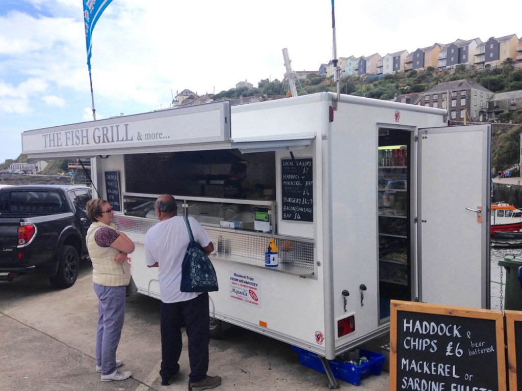 The best fish and chips in Mevagissey.
