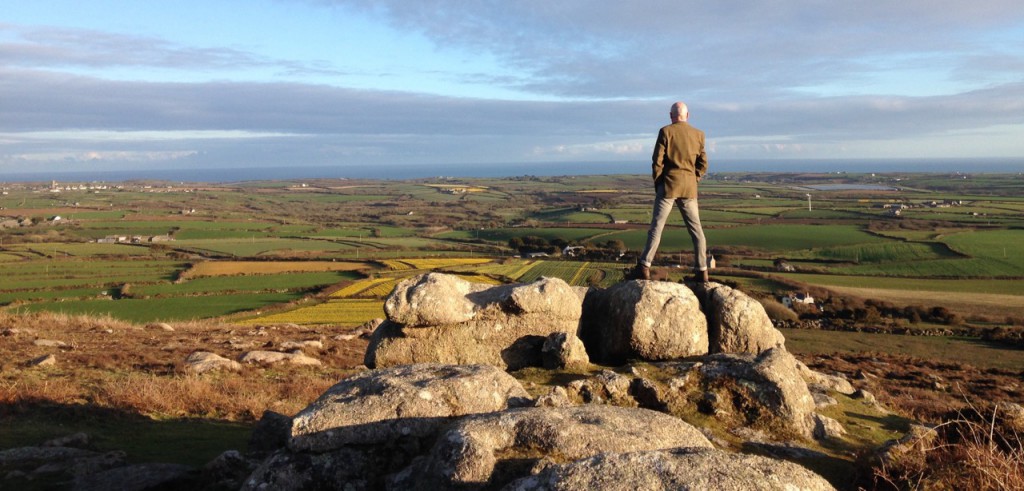 Looking out from Chapel Carn Brea.