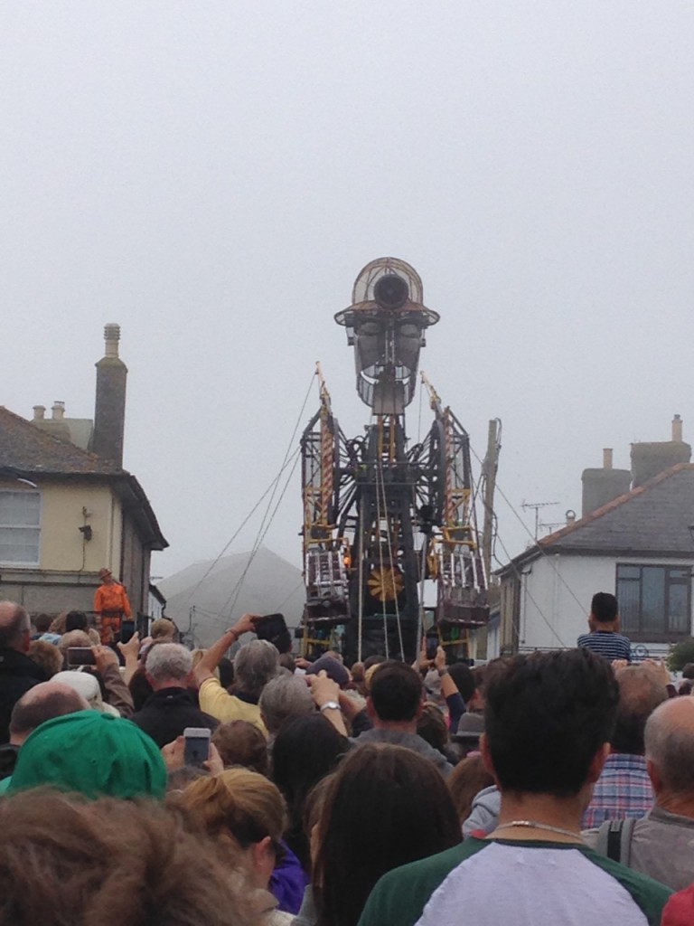 The Man Engine on Bank Square, St Just.