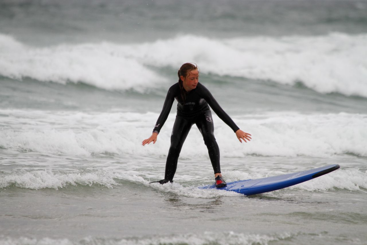 Praa Sands Surfing, The Cornish Way
