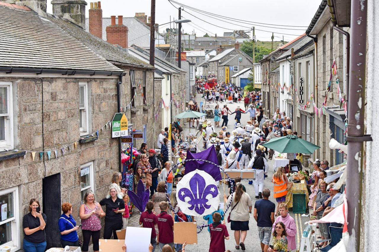 The Cornish Way Lafrowda Day St Just Lafrowda Festival